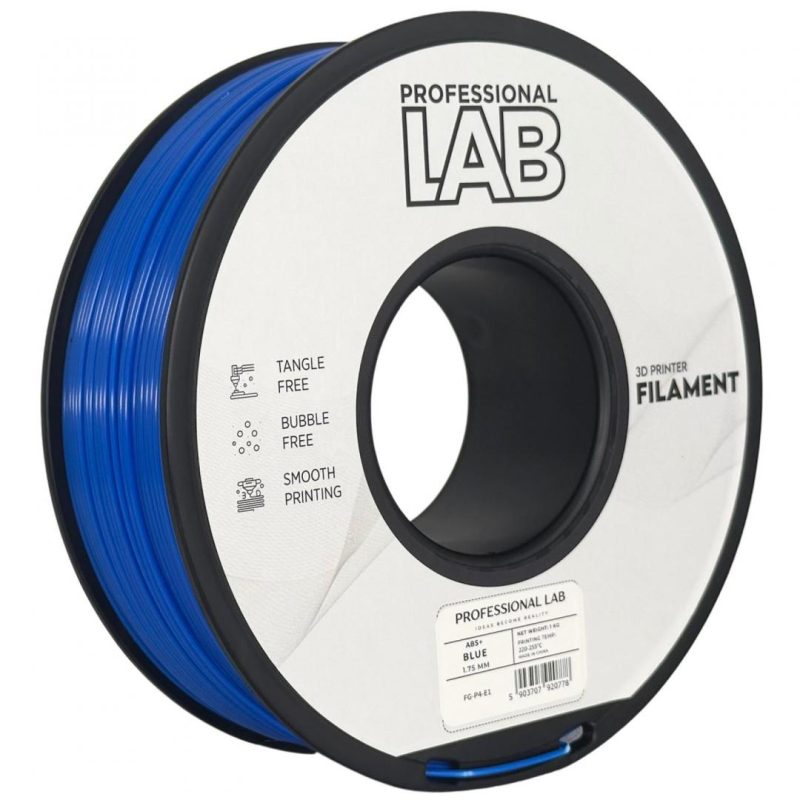 Filament 3D Proffesional Lab, Diamentru 1.75mm, Greutate: 1KG, Culoare: Albastru,