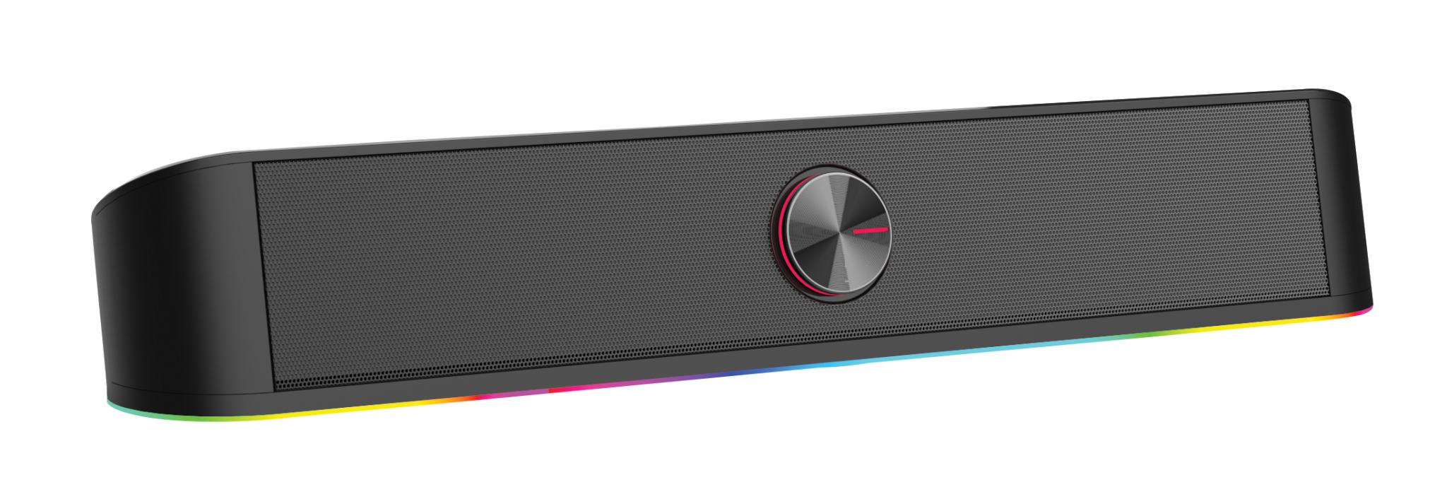 Soundbar gaming Serioux Yron RGB, putere: 3W x 2, impedanță: