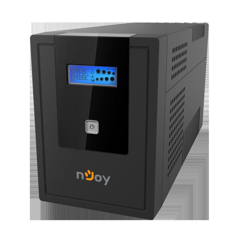UPS nJoy Cadu 2000, 2000VA/1200W, Afisaj LCD cu ecran tactil,