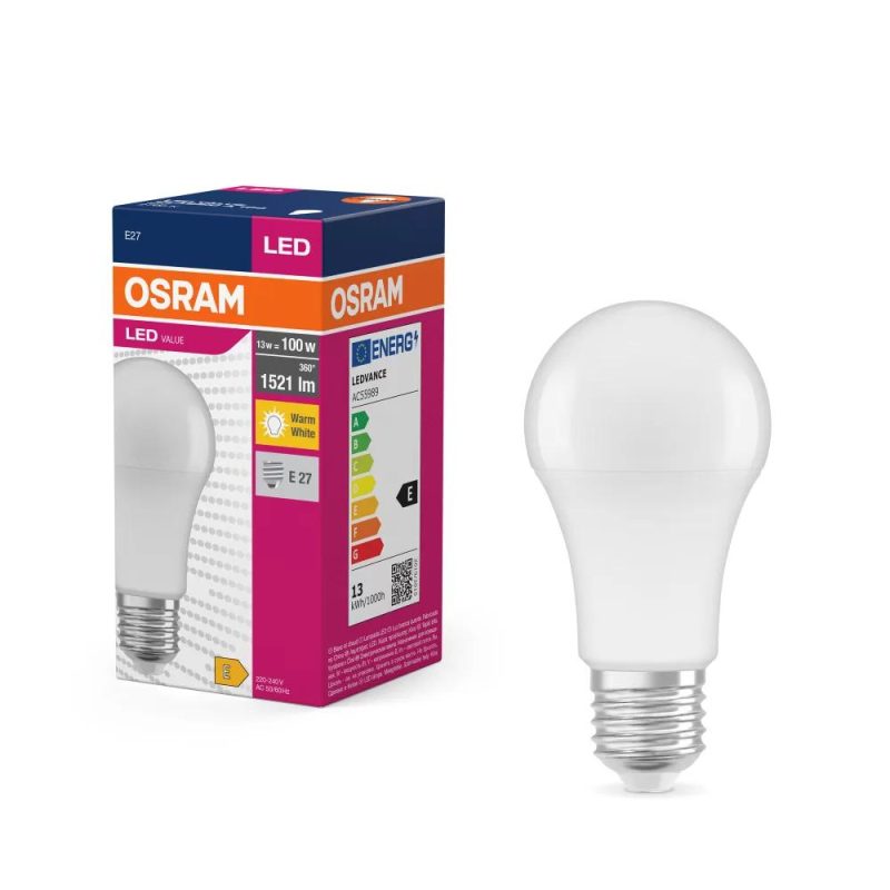 Bec LED Osram Value Classic A60, E27, 8.5W (60W), 806