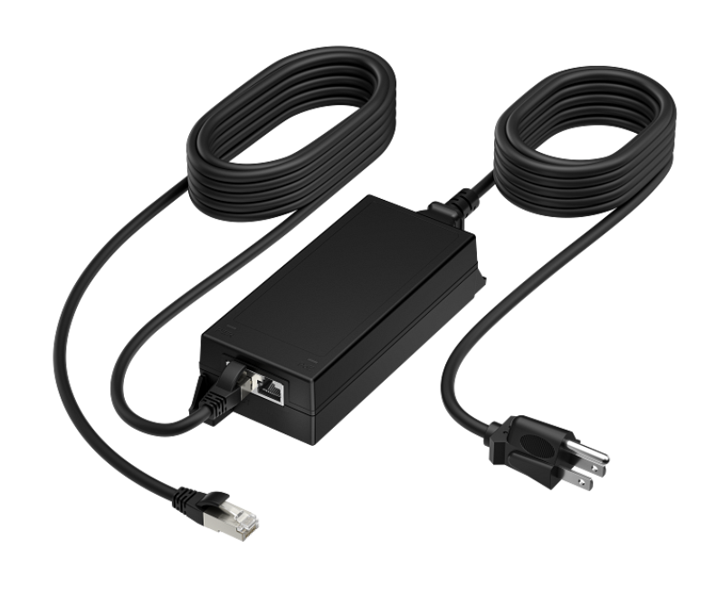 Poly PoE++ 65W 2.5G Adapter with 3.66m CAT6A Cable and