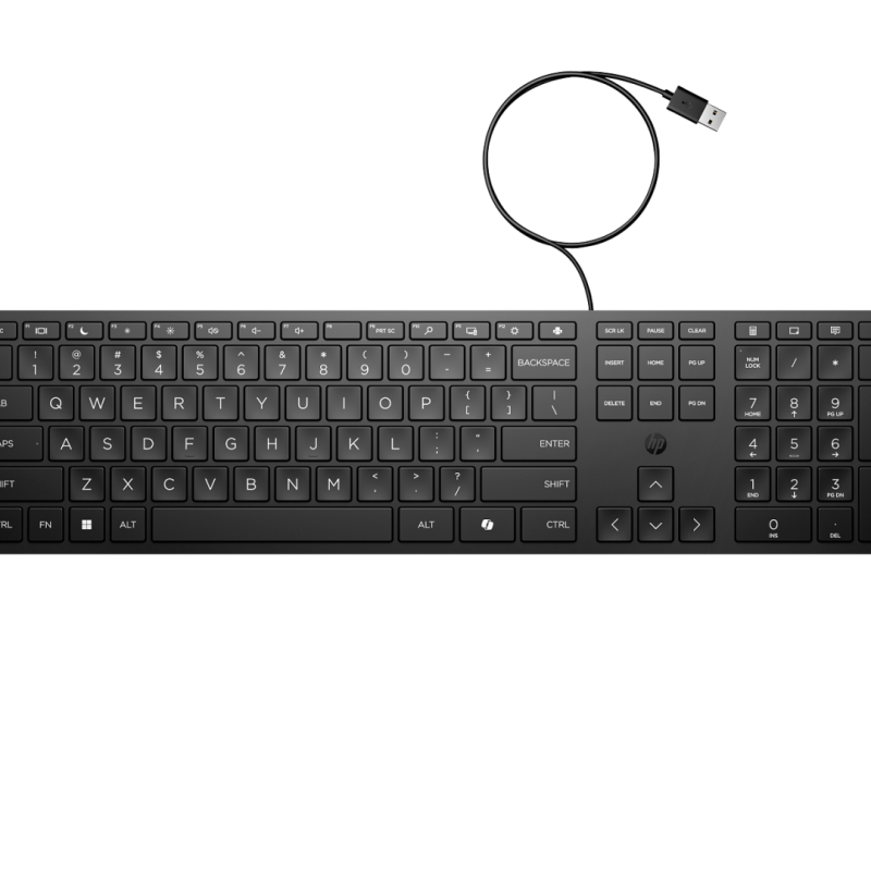 Tastatura HP 320K, USB, negru