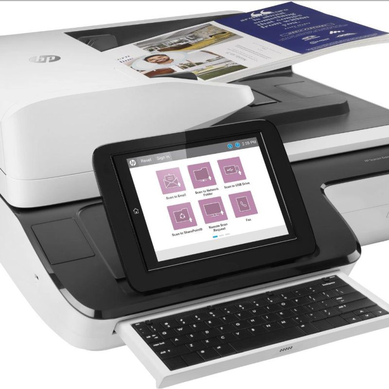 Scanner HP ScanJet Enterprise Flow N9120 fn2, A3, Automat, Flatbed, - imagine 3