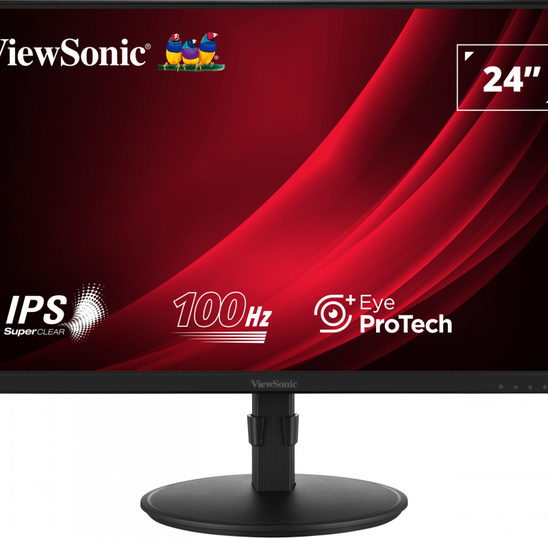 Monitor Consumer ViewSonic VG2408A-MHD, 24", 1920x1080 pixeli, Black, 3 ani