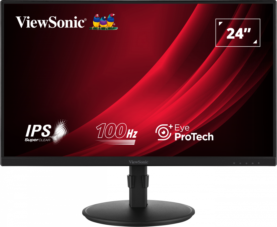 Monitor Consumer ViewSonic VG2408A-MHD, 24", 1920x1080 pixeli, Black, 3 ani