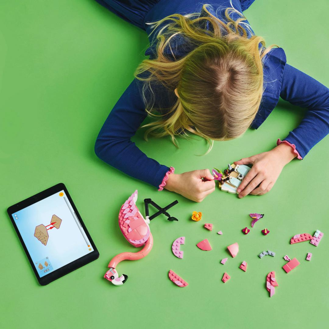ANIMALE SALBATICE: FLAMINGO ROZ, LEGO 31170 - imagine 9