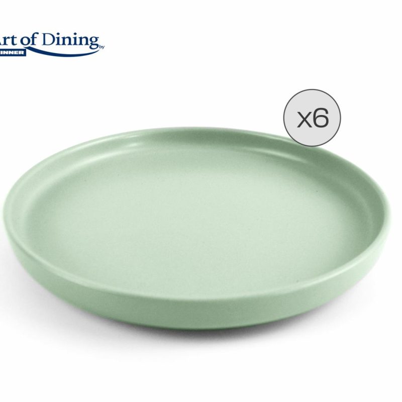 SET 6 FARFURII INTINSE CERAMICA 27 CM, YVONNE, ART OF