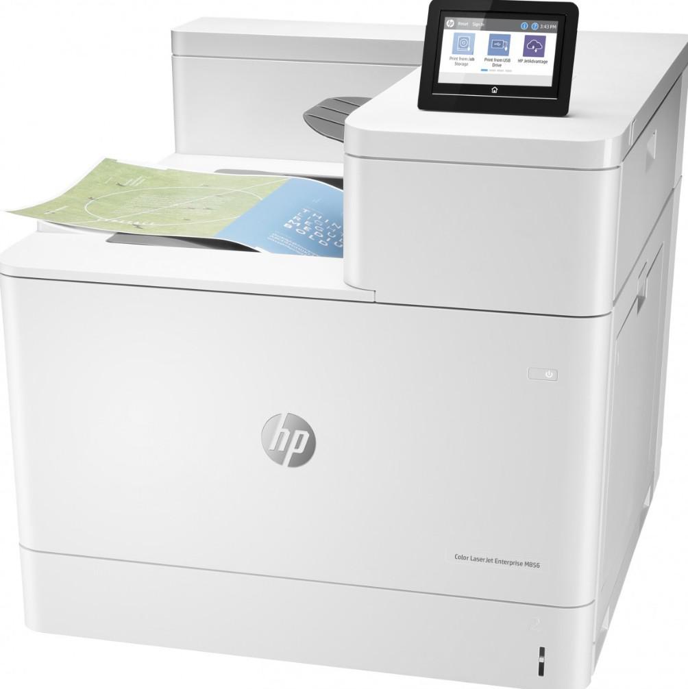 Imprimanta Laser HP Color LaserJet Enterprise M856dn, Color, format A3, - imagine 5