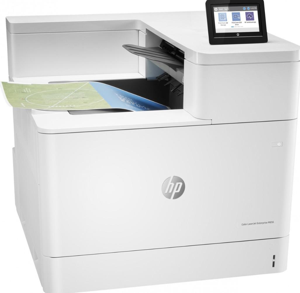 Imprimanta Laser HP Color LaserJet Enterprise M856dn, Color, format A3, - imagine 4