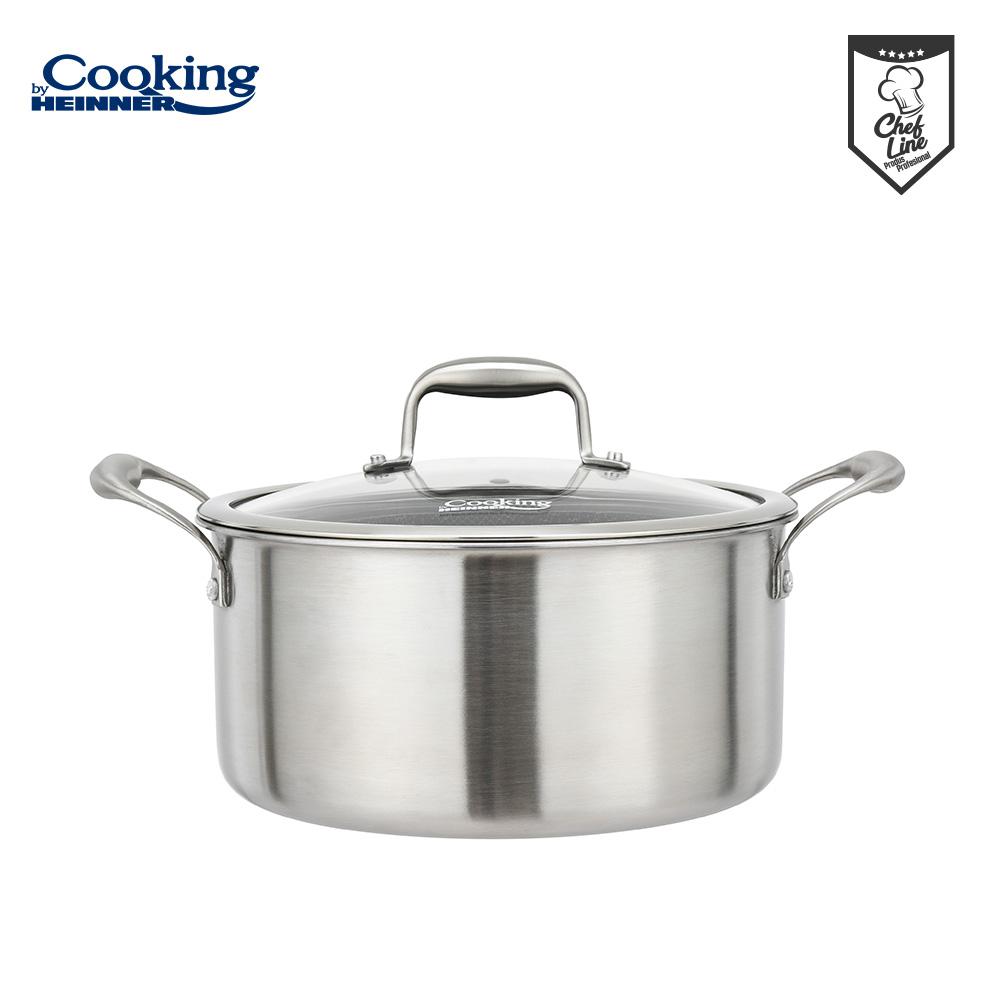 SEMIOALA CU CAPAC, 20x10 CM, 2.8 L TITANIUM3, COOKING BY - imagine 3