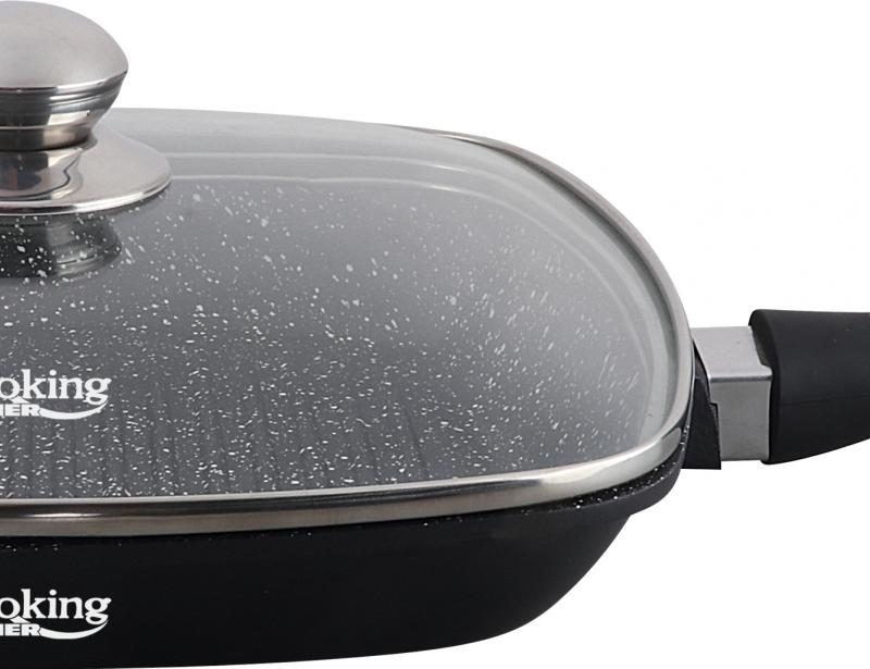 TIGAIE GRILL ALUMINIU + CAPAC 28 x 4.5 CM ,