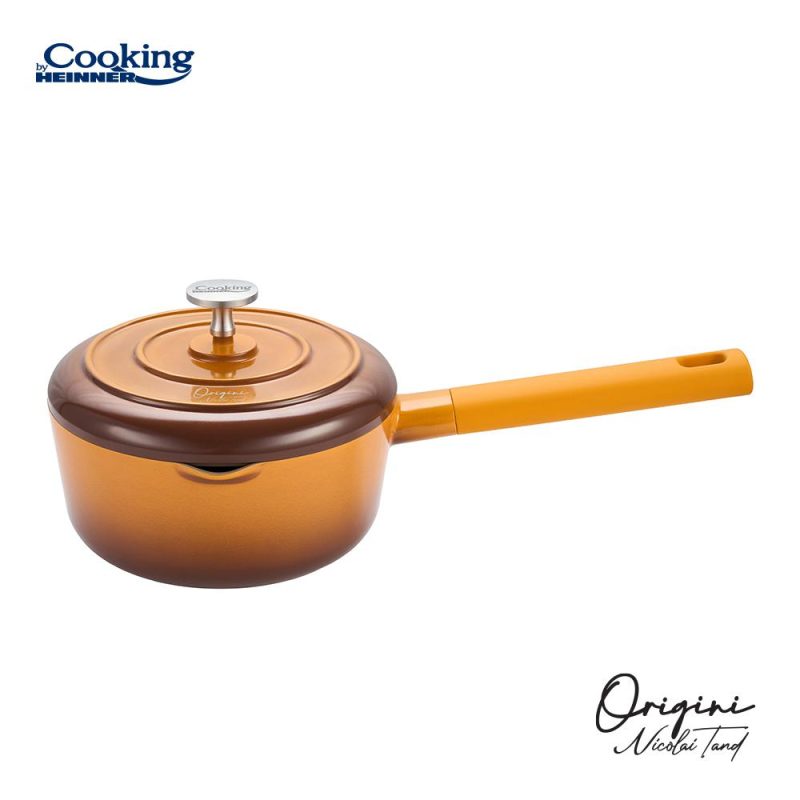 CASEROLA ALUMINIU TURNAT + CAPAC 18x8.5 CM, 1.8 L, NICOLAI