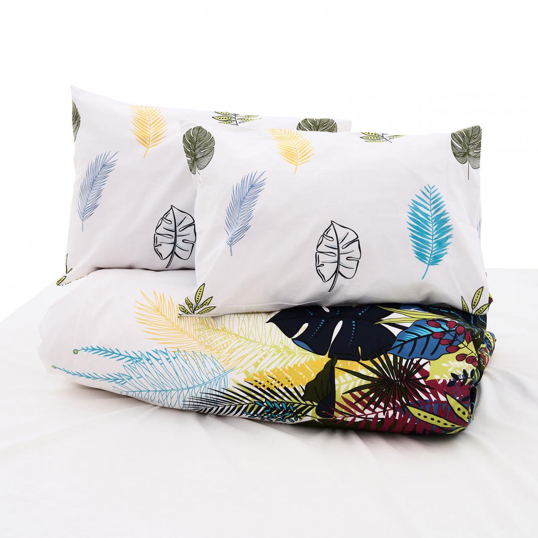 Lenjerie kingsize, bumbac,132 TC, Lora - imagine 6