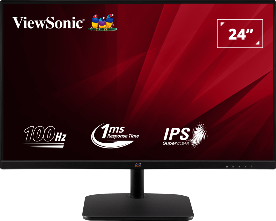 Monitor Consumer ViewSonic VA2432-H, 24", 1920 x 1080 pixeli, Black,