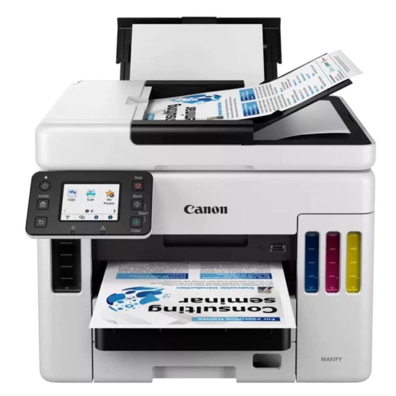 Multifunctional inkjet color CISS Canon Maxify GX7040, ( Print, Copy,Scan, - imagine 5