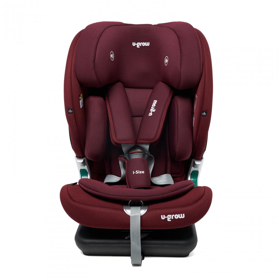 Scaun auto I-size U-Grow Goldfix Plus, isofix, 76-150 cm (9-36