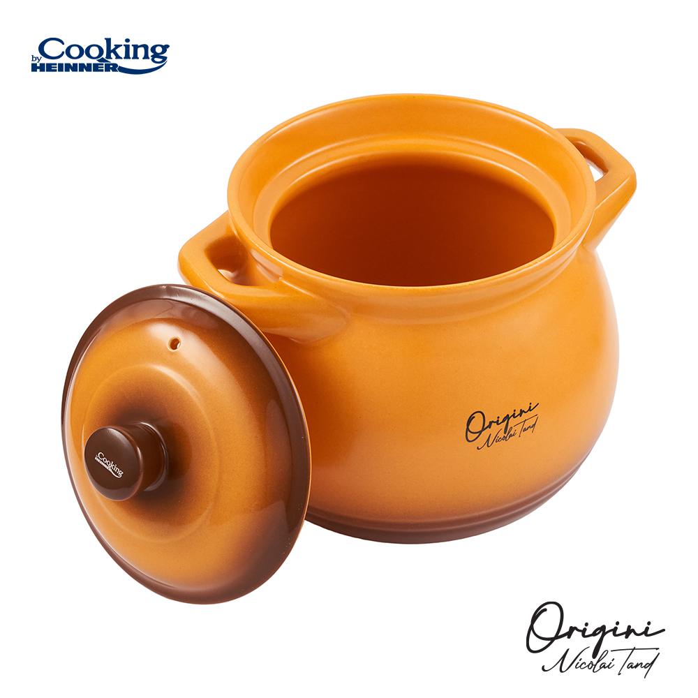 OALA CERAMICA CU CAPAC, 14.5x16 CM, 3 L, NICOLAI TAND, - imagine 4
