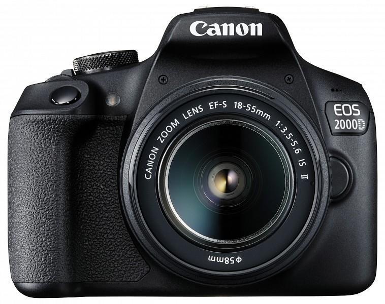 Camera foto Canon EOS-2000D kit, obiectiv EF-S 18-55mm f/3.5-5.6 IS
