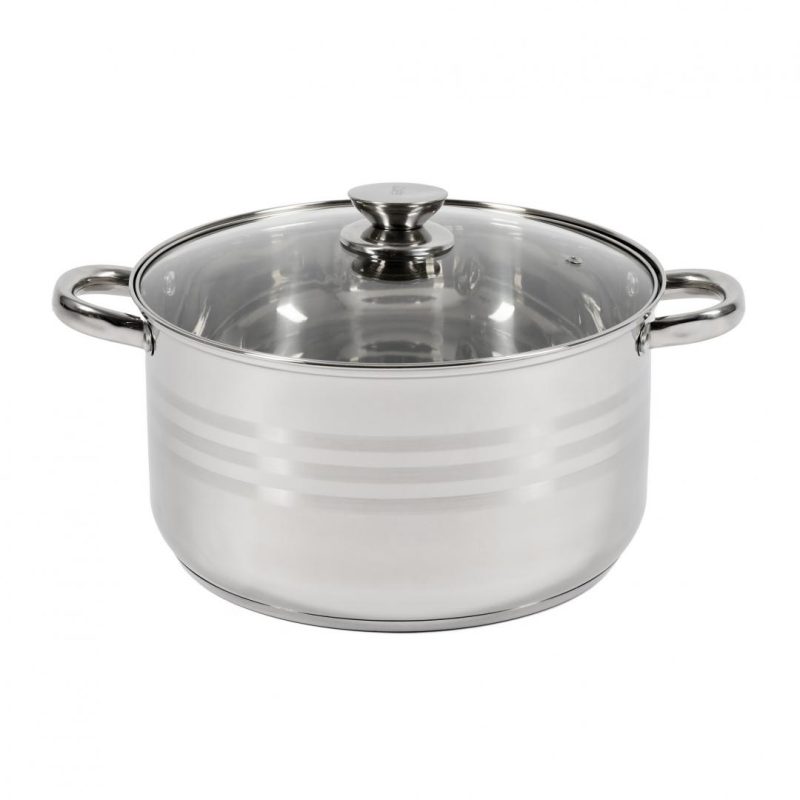 SEMIOALA INOX+CAPAC,  26x14,5 CM, 7 L, MYRA,  COOKING