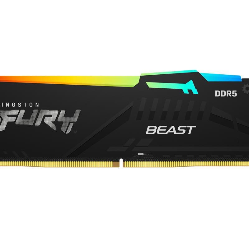 Memorie RAM Kingston FURY Beast RGB 16GB DDR5 6000MHz CL30