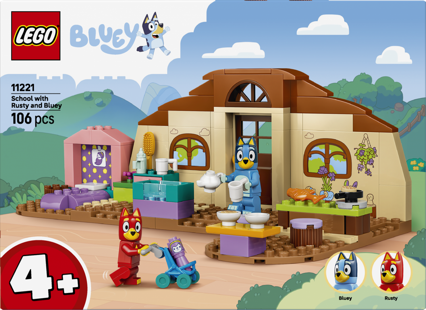 LA SCOALA CU RUSTY SI BLUE LEGO11221 - imagine 4