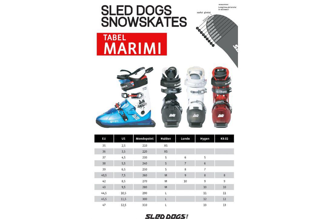 SNOWSKATES SLED DOGS K9.02- 300 mm , 45.5 - imagine 6
