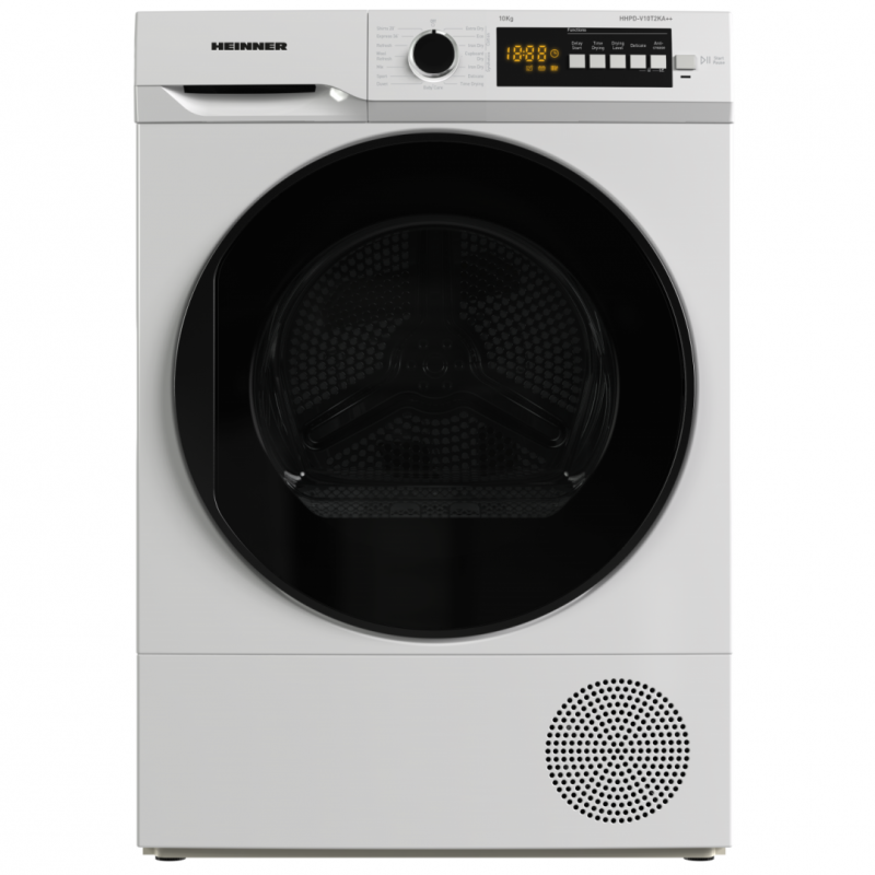 Uscator de rufe HEINNER HHPD-V10T2KA++, 10 kg, Clasa: E, Alb