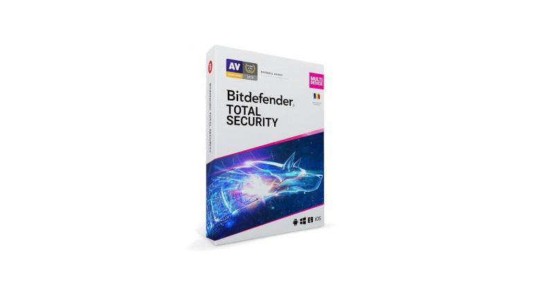 Licenta retail Bitdefender Total Security+Premium VPN - protectie completa,valabila pentru
