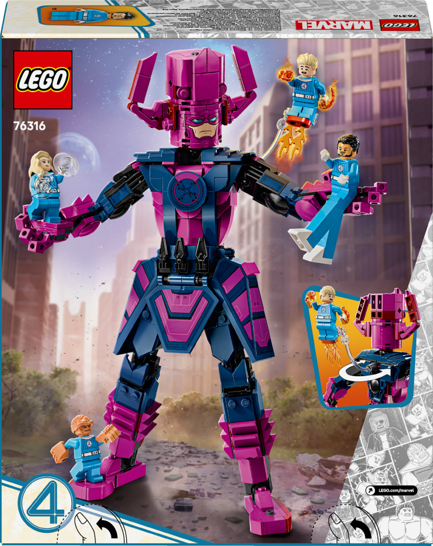 CEI PATRU FANTASTICI LEGO76316 - imagine 3