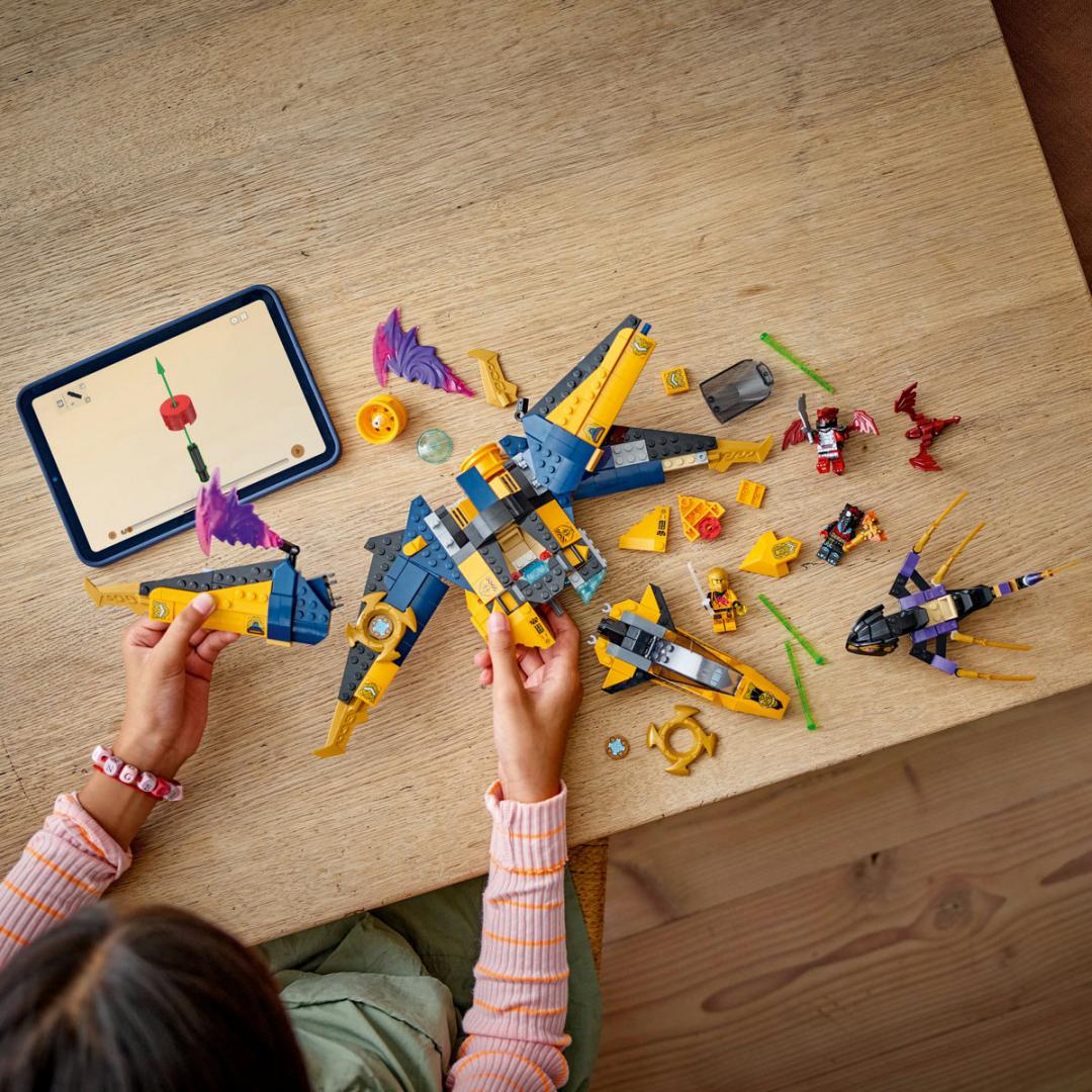 SUPERAVIONUL CU REACTIE AL LUI RAS SI ARIN, LEGO 71833 - imagine 8