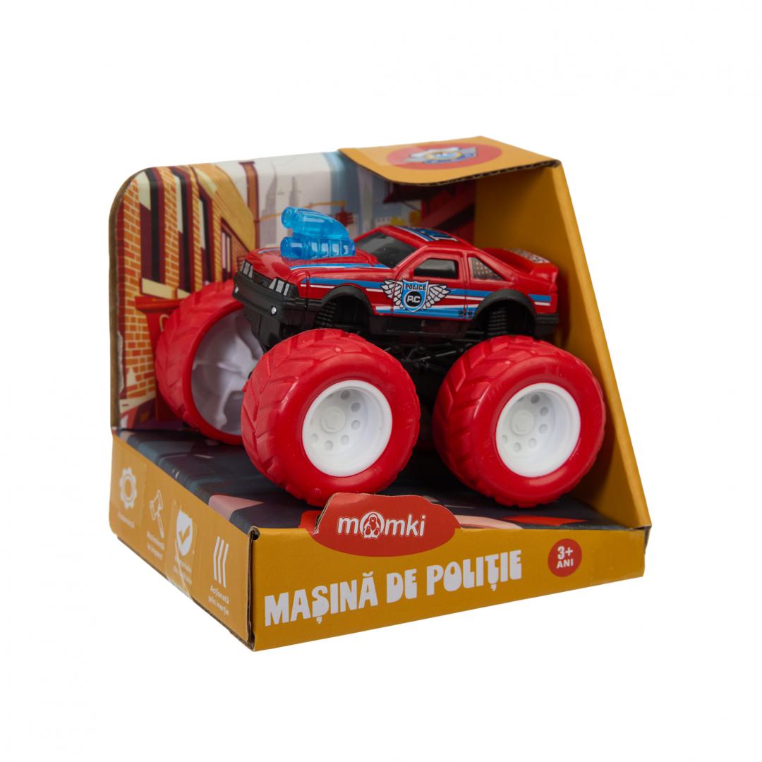 MASINA DE POLITIE, 8.5CM, DIVERSE MODELE SI CULORI, MOMKI - imagine 11