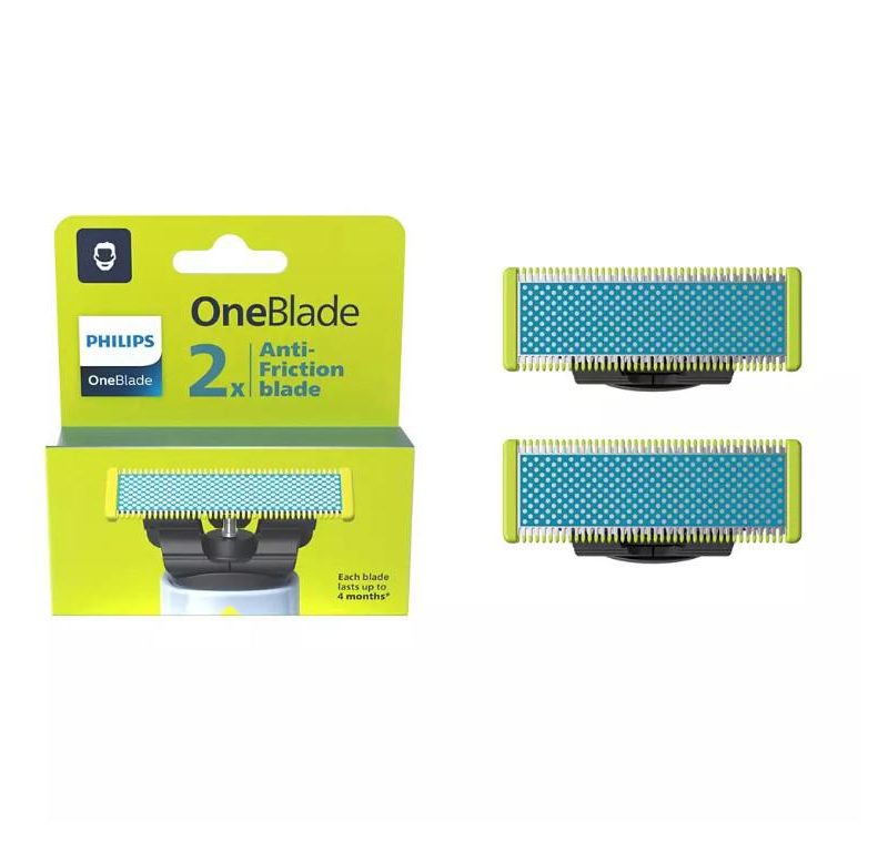 Rezerva OneBlade QP225/50, pentru piele-ultra sensibila, otel inoxidabil, umed si