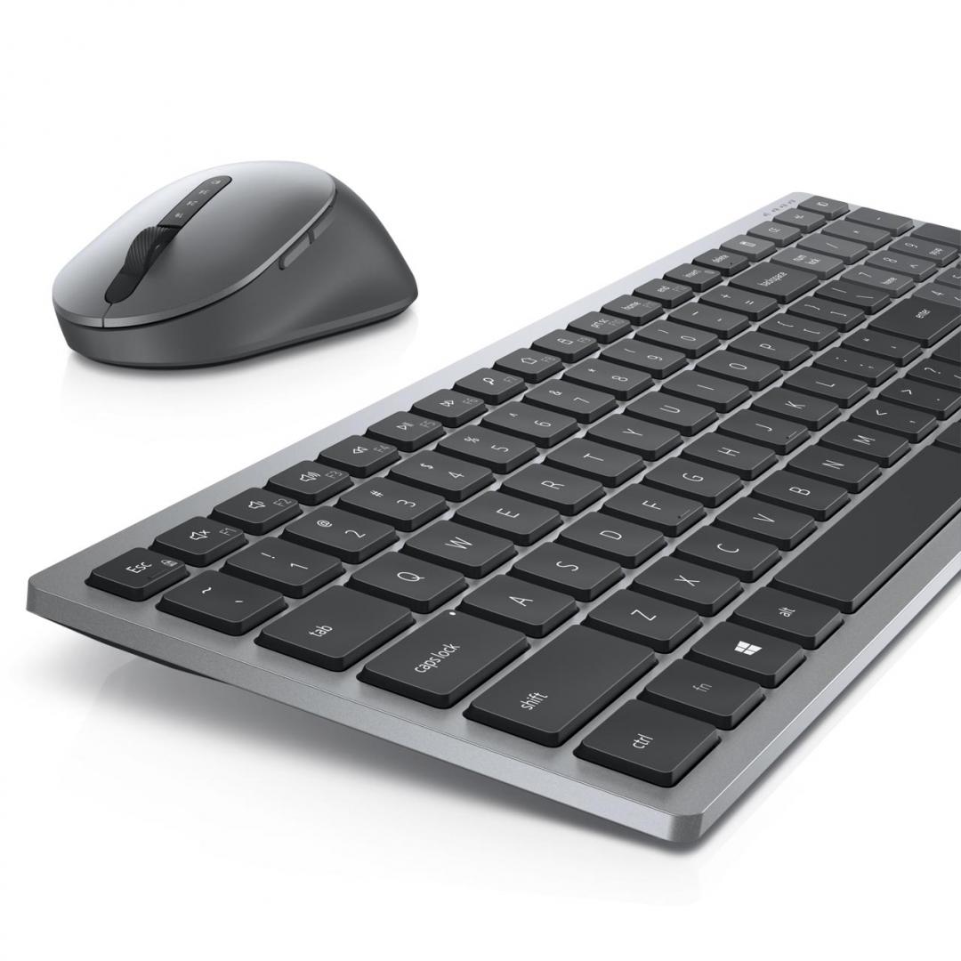 Kit tastatura si mouse Dell KM7120W, Wireless, Titan grey - imagine 7