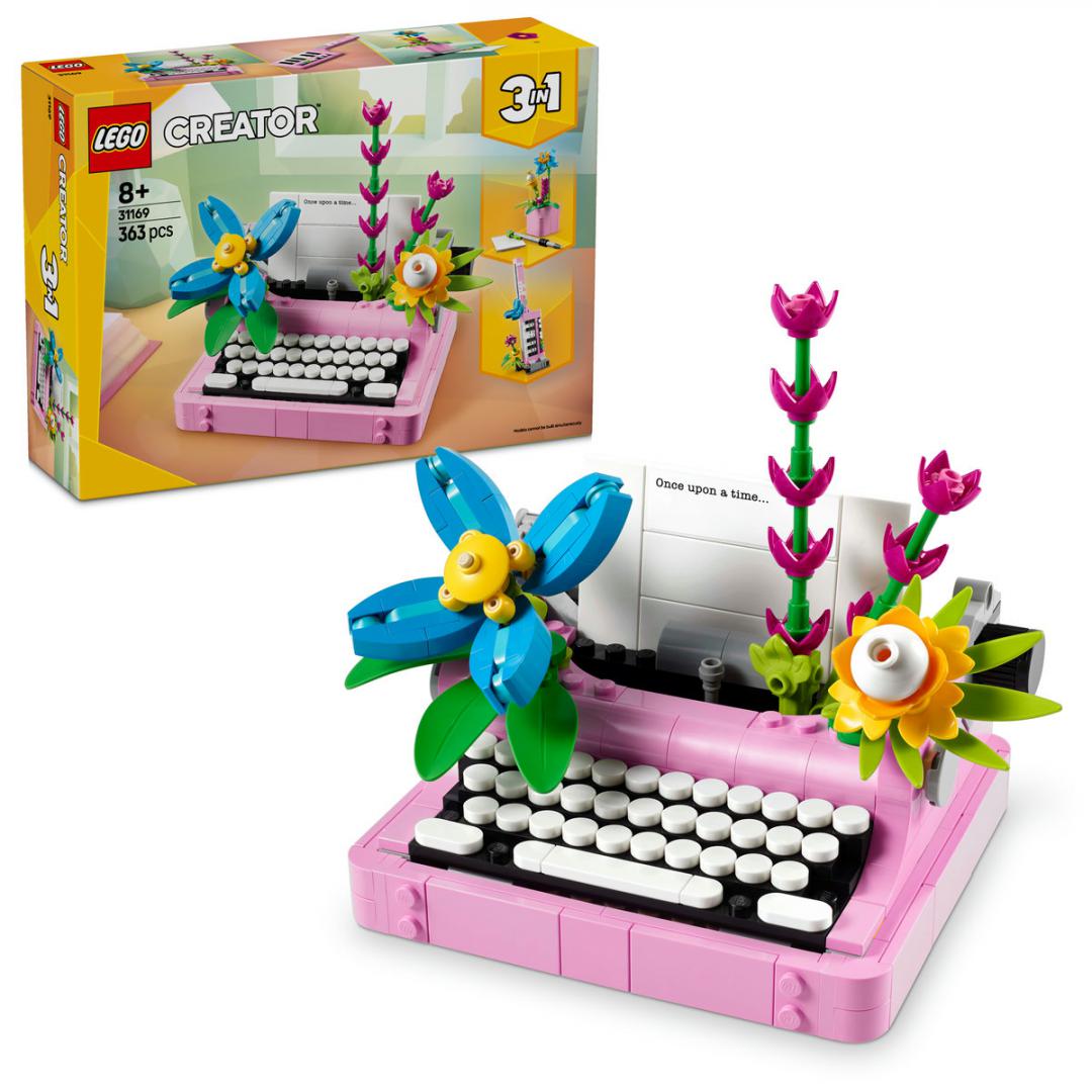 MASINA DE SCRIS CU FLORI, LEGO 31169 - imagine 3