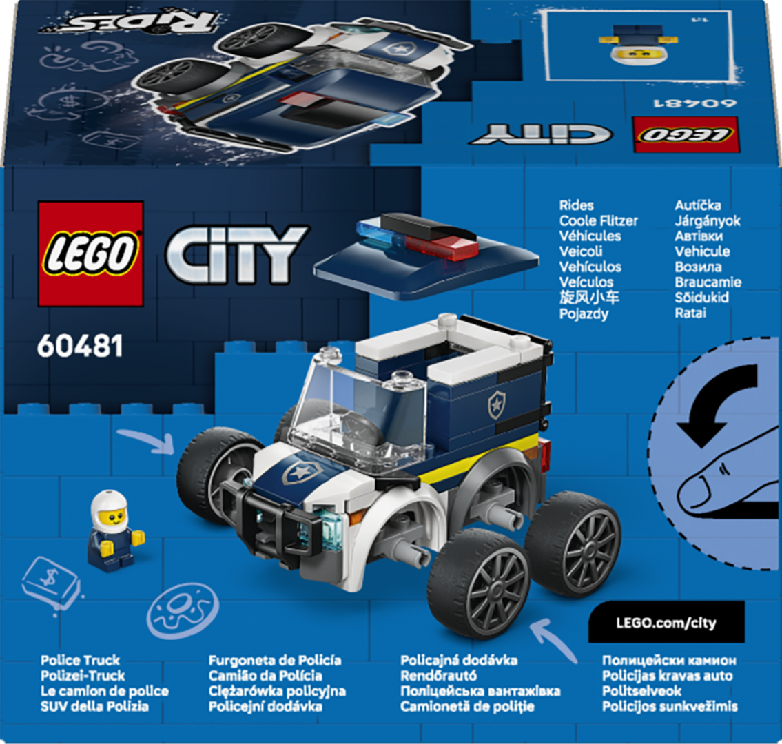 VEHICULE CAMIONETA DE POLITIE LEGO60481 - imagine 3