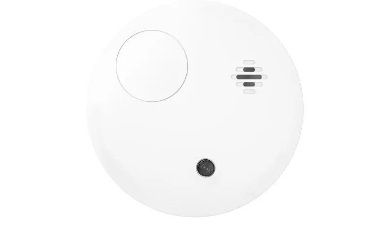 Detector de fum wireless Hikvision DS-PDSMK-E-WE, frecventa operare: 868MHz, criptare: