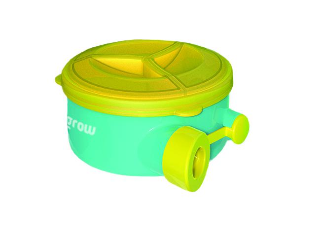 Recipient lapte praf cu 3 compartimente ,250ml, U-Grow - imagine 3