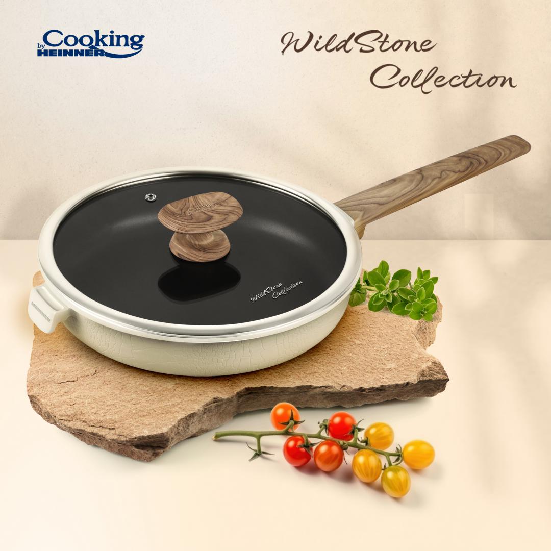 TIGAIE ALUMINIU+CAPAC 26x5.5 CM, WILD STONE, COOKING BY HEINNER - imagine 4