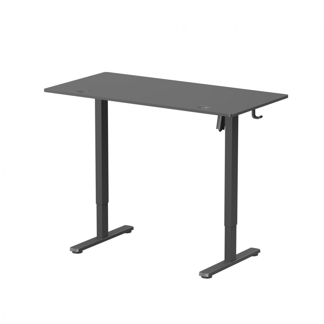Birou Ascend cu reglare inaltime electric, negru, 1200x600x730~1180 mm, Capacitate - imagine 3