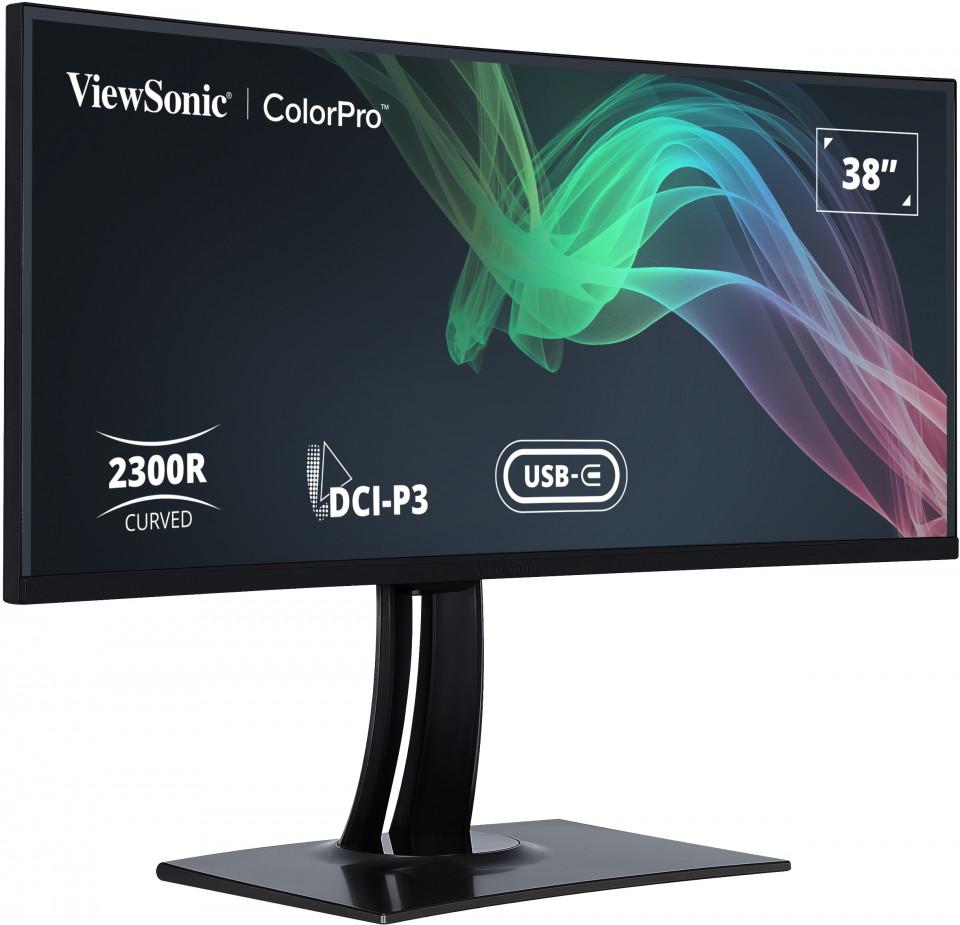 Monitor Consumer ViewSonic VP3881A, 38", 3840 x 1600 pixeli, Black, - imagine 4