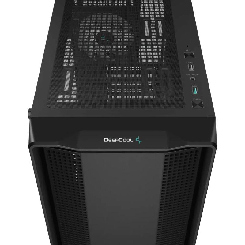 Carcasa DEEPCOOL CC560 V2, RGB, Mid Tower, Black - imagine 9