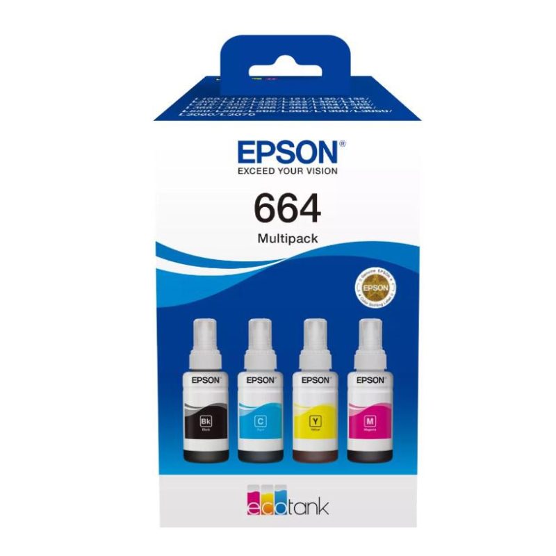 Cartus Epson T6646, Black, Cyan, Magenta, Yellow