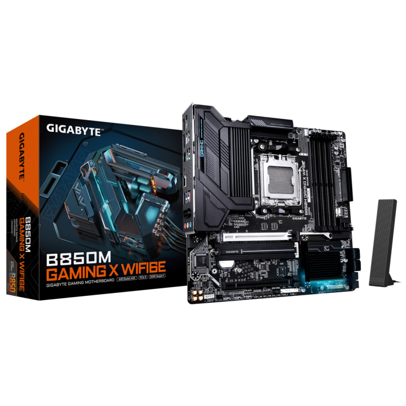 Placa de baza Gigabyte B850M GAMING X WIFI6E, Socket AM5,