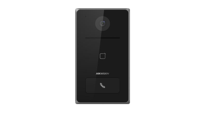 Post de exterior videointerfon ingropat IP Hikvision DS-KV6133-WME1/FL; WIFI; 1