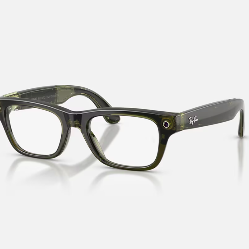 Ray-Ban Meta Blayzer Optics Gen 2 Universal Fit Shiny Transparent