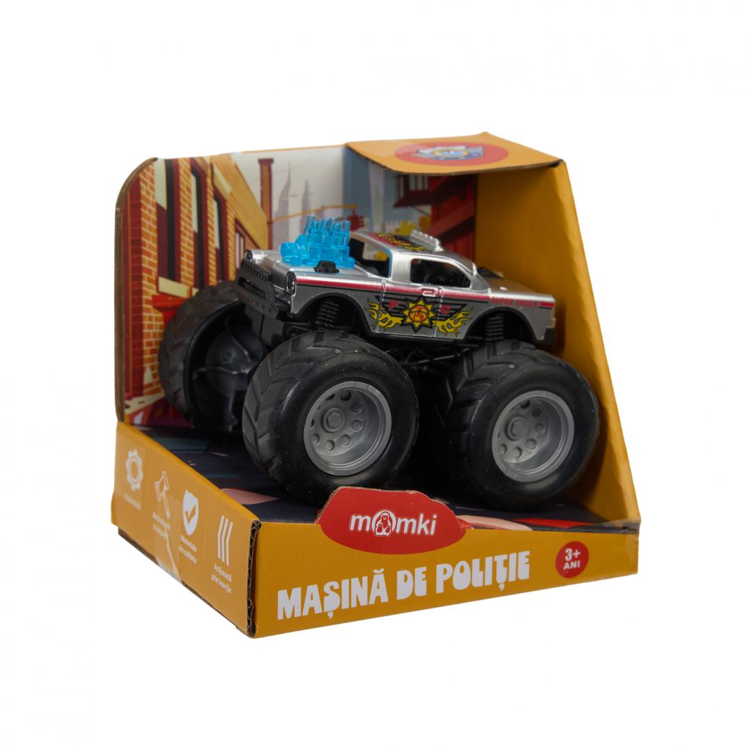 MASINA DE POLITIE, 8.5CM, DIVERSE MODELE SI CULORI, MOMKI - imagine 12