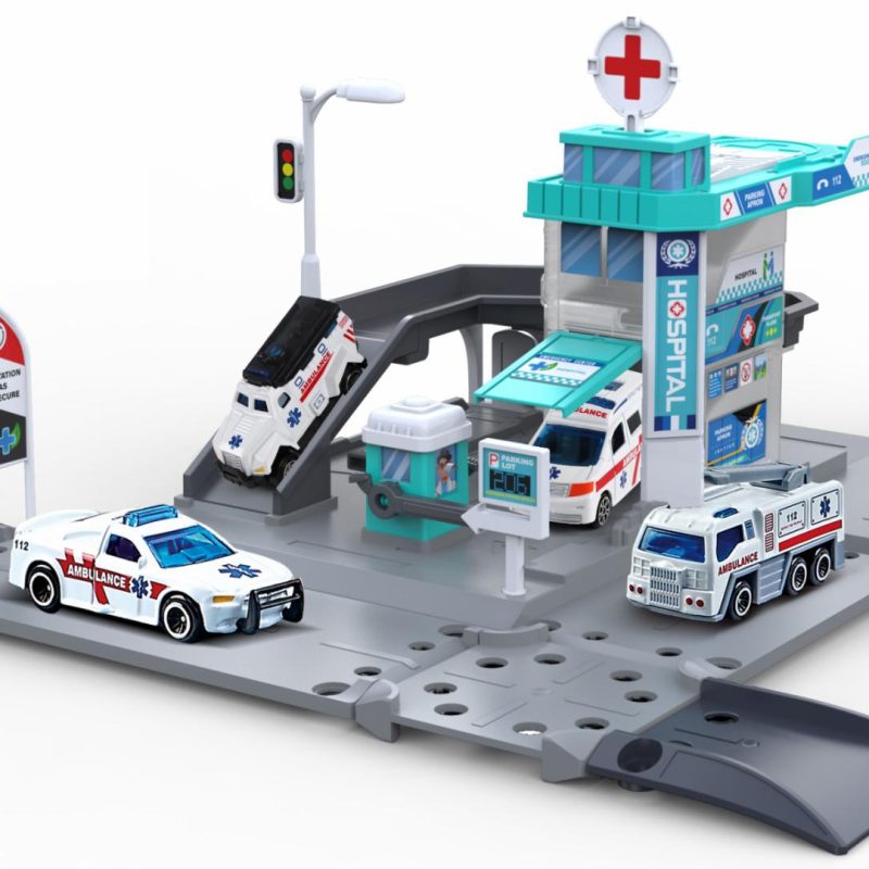 MACHETA DIE CAST, PARCARE, SCARA MASINUTA 1/64, DIMENSIUNE MASINUTA 7.5CM,