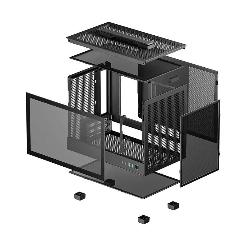 Carcasa DEEPCOOL CH160, Mini Tower, Black - imagine 6