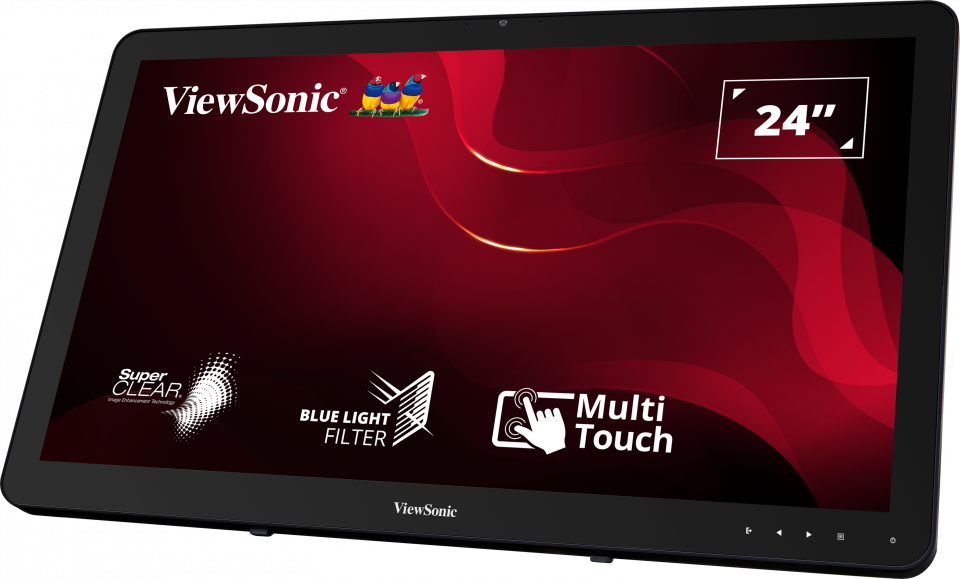 Monitor Consumer ViewSonic TD2430, 24", 1920 x 1080 pixeli, Touchscreen, - imagine 4