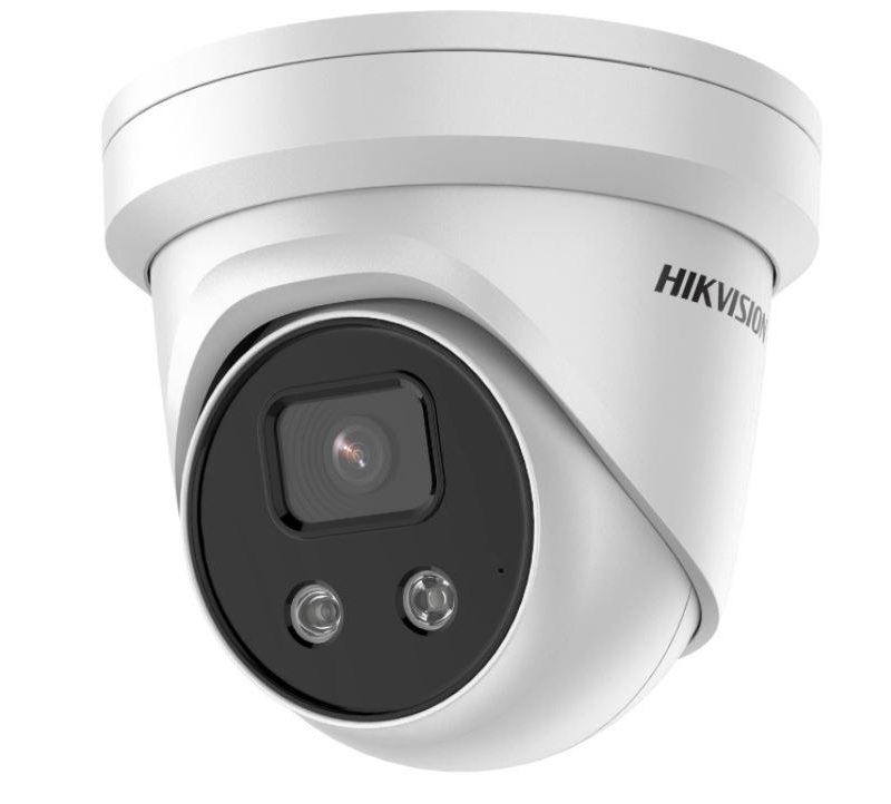 Camera supraveghere Hikvision IP turret DS-2CD2346G2-IU(2.8mm)C, 4MP, Acusens - filtrarea